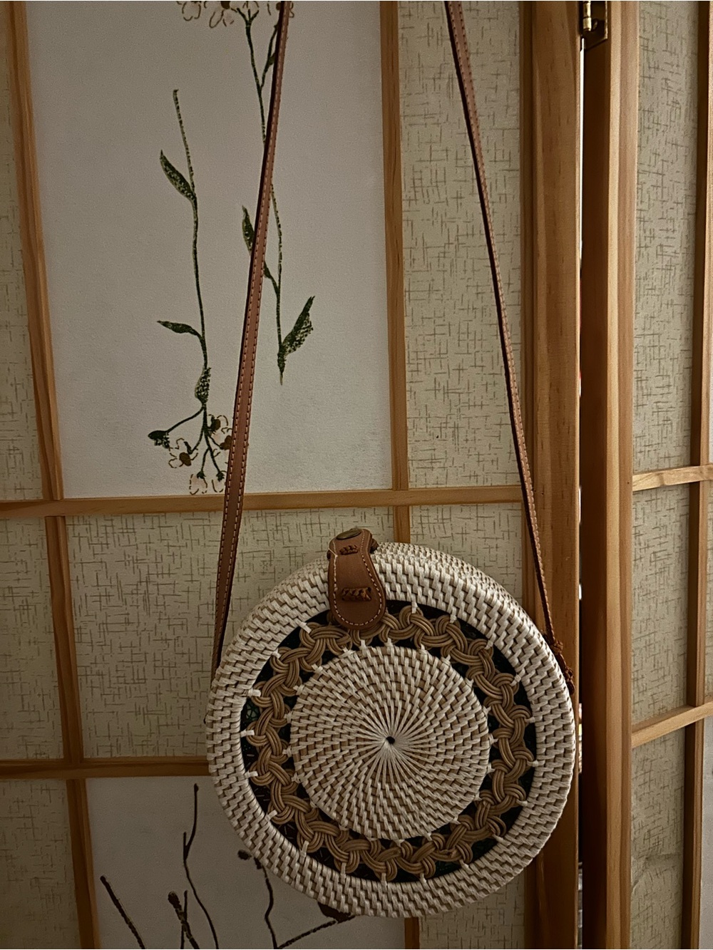 Cool Round Woven Purse